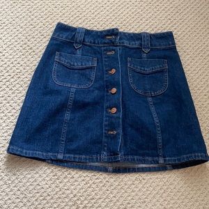 Madewell denim skirt